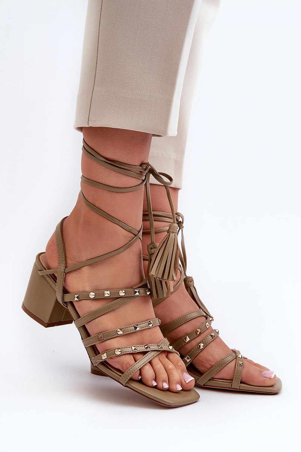 Heel sandals model 197585